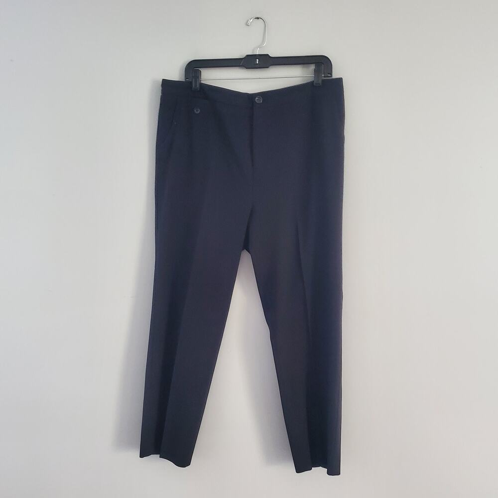 NYDJ Lift Tuck Technology Black Pants Trousers L